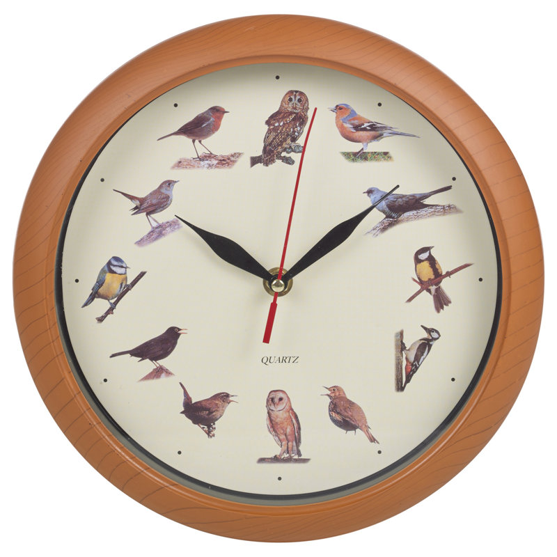 Brambly Cottage Wanduhr Tiere 25,5 cm | Wayfair.de